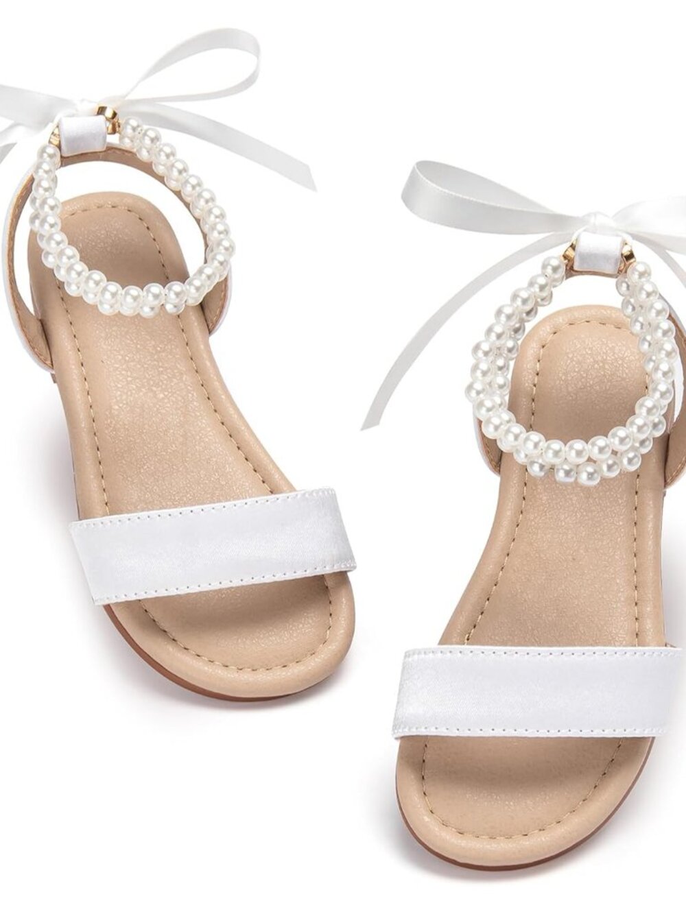 Toddler Little Flower Girl Sandals Princess Dress Shoes Wedding